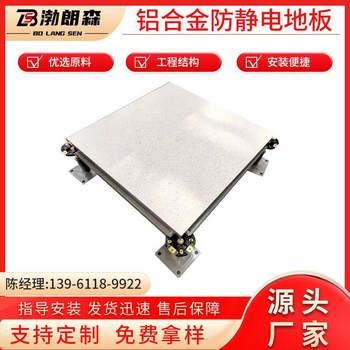All-Steel Anti-Static Flooring 600X600 Server Room Anti-Static Raised Floor Movable Pvc Flooring Weak Current Network Flooring