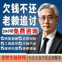Legal consultation debt non-payment of goods labor contract equity dispute indictment divorce agreement lawyer’s letter