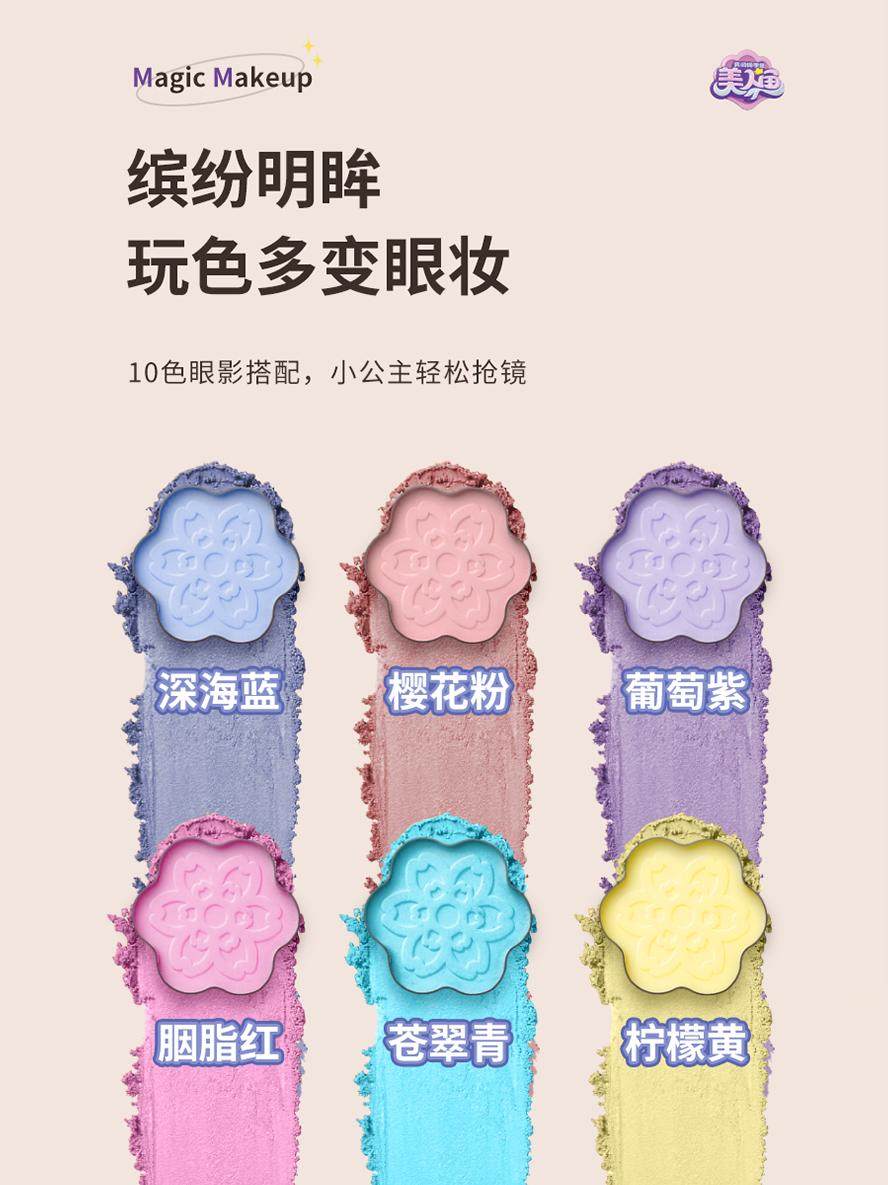 Kole Bear Children's Makeup Gift Set Non-Toxic Set Little Girl Toy Cosmetics Stage Makeup Princess Gift