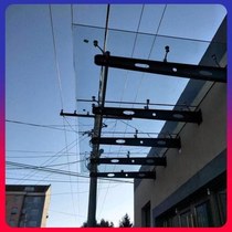 Customized fully welded iron stainless steel canopy steel beam corbel bracket type steel structure cantilever beam glass curtain wall claw direct sales