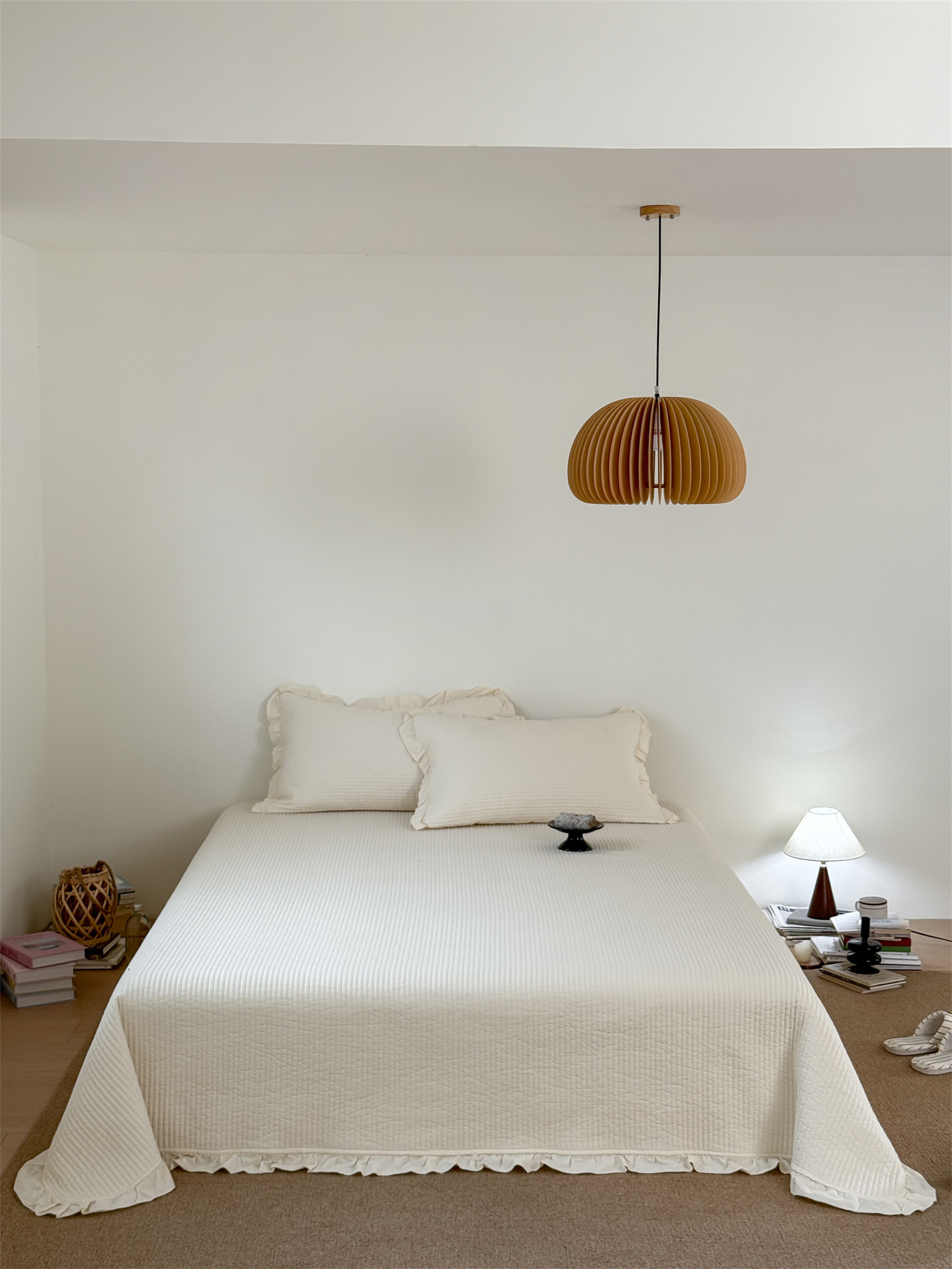 Корейский комплект постельного белья из чистого хлопка 60 нитей, простой однотонный покрывал трех предметов, свежее стеганое одеяло четыре предмета