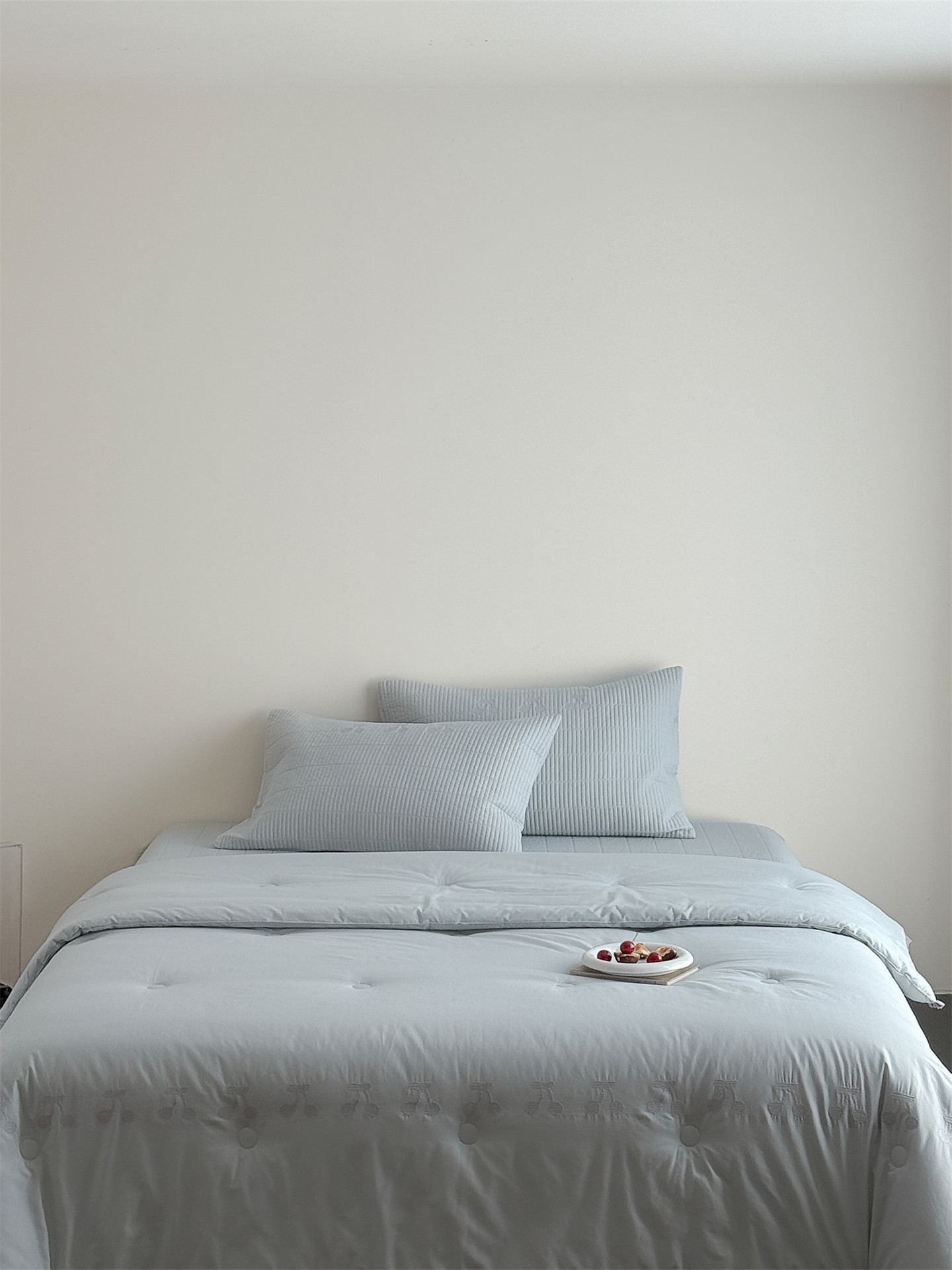 Корейский 大鹅 хлопковый комплект покрывала с вышивкой вишни 3 предмета ins стиль с кружевом мягкое теплое одеяло весна-осень