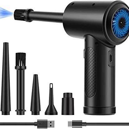 Cross-border portable dust blower handheld wireless dust blower motorcycle home dual-purpose keyboard chassis high-power dust blower factory