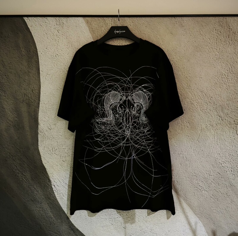 [Summer Essential] Need Money to Be Independent Yohji Style 19Aw Sheep Head Yamamoto Short-Sleeve Base Layer Commuter T-Shirt