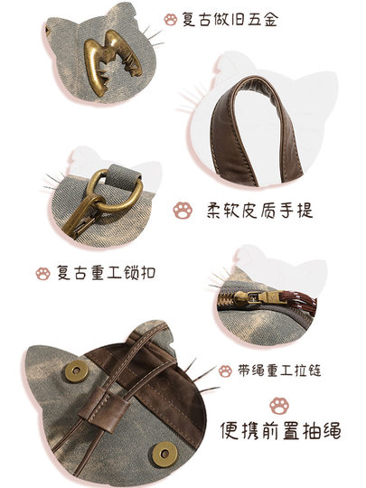 Linkmor通勤时尚复古双肩包百搭小众户外背包高级感千禧机车书包