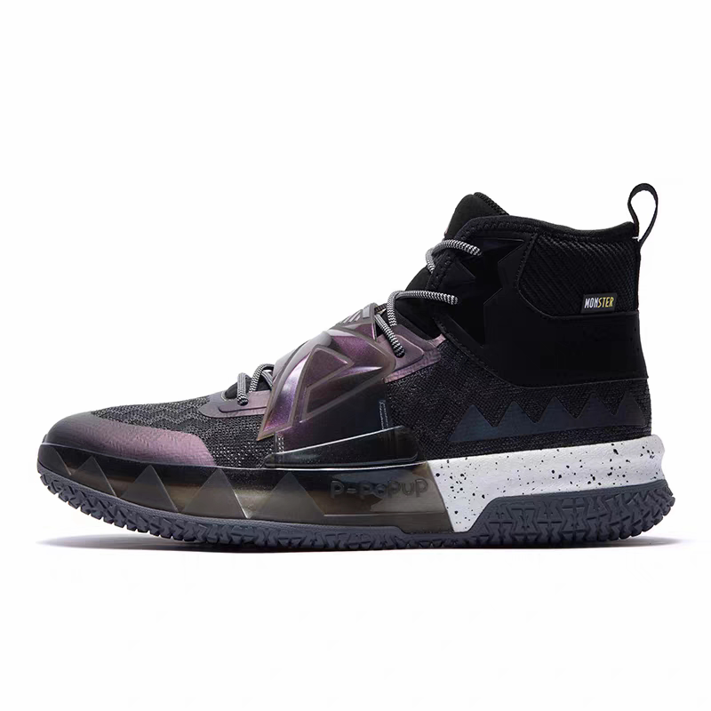 Peak Basketball Shoes Men's Shoes Beast Surge Technology 8Th Generation Practical Shock-Absorbing High-Top Combat Boots Lightweight Breathable Sports Shoes