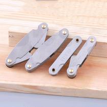 Stainless steel gauge height half R gauge sample gauge R gauge angle gauge gauge angle accuracy ruler diameter measurement r tool arc ruler