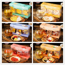 Jiliangmu flower and fruit combination tea medicinal and edible homologous cooling chrysanthemum tea Pangdahai 144g (12 bags)