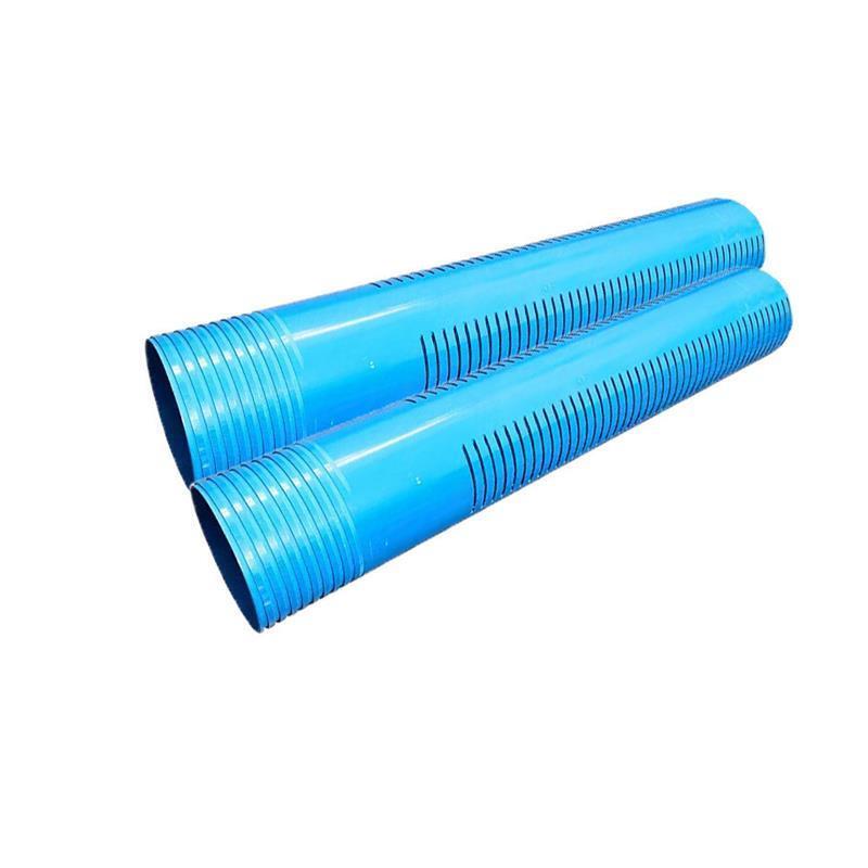 Pvc Well Casing Pipe, Special Pipe for Drilling, Irrigation Seepage Pipe, Threaded Slit Well Pipe, Plastic Casing with Nasal Expansion