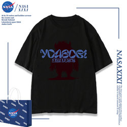Nasa Yoasobi Night Deer Band Short-Sleeved T-Shirt Men's Summer T-Shirt Surreal Concert Support Clothing Trendy