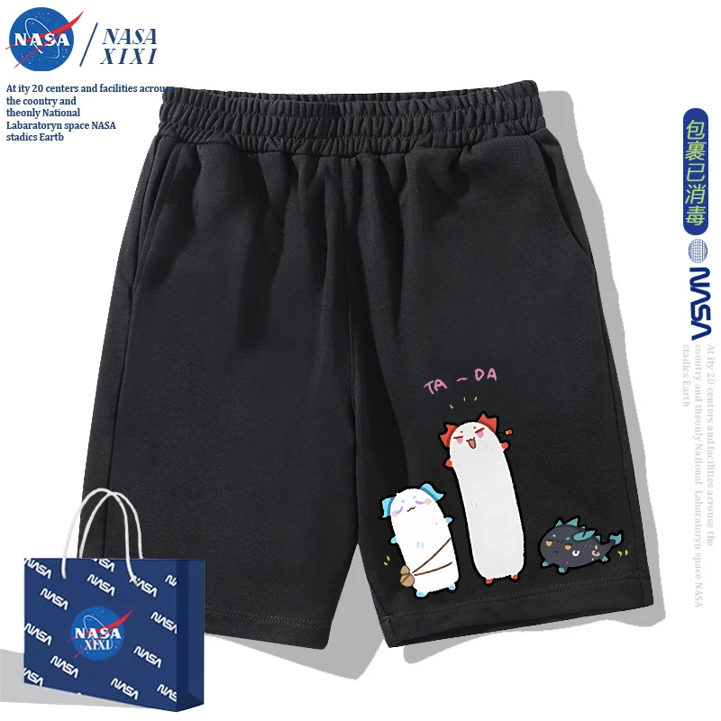 NASA Аркнайтс Анимация Дракон Пузырь Соединение Short Sleeve футболка Мужские Лето Двухмерный Боковой Детская Одежда Тренд