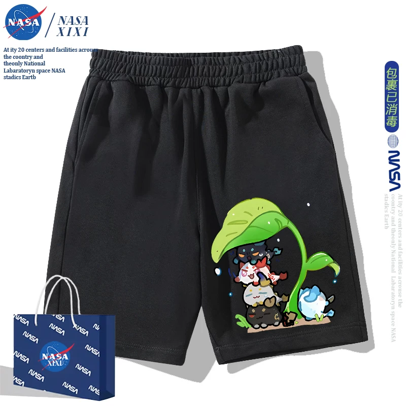 NASA Аркнайтс Анимация Дракон Пузырь Соединение Short Sleeve футболка Мужские Лето Двухмерный Боковой Детская Одежда Тренд