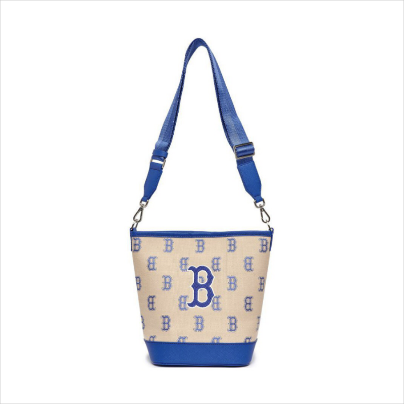 MLB23款复古老花水桶包休闲包男女同款3ABML023N