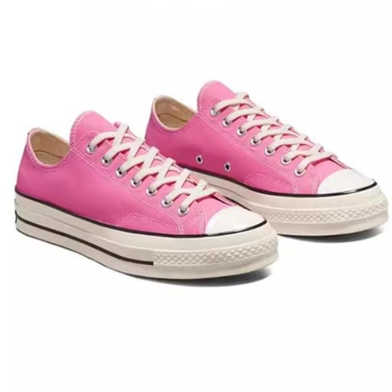 匡威Converse 同款  霓虹粉低帮     172681c男女同款帆布鞋