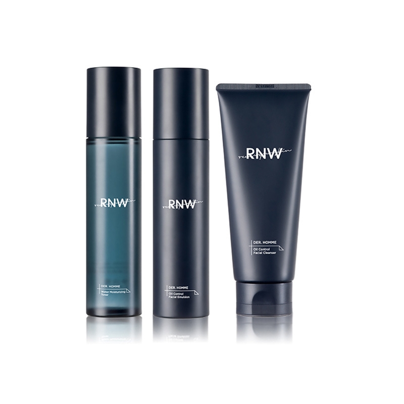 RNW/如薇男士水乳洗面奶控油男补水保湿三件套盒