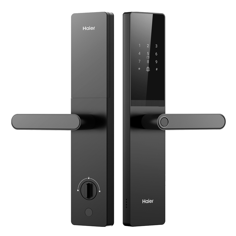 海尔密码锁指纹锁家用入户防盗门C级智能门锁HFD-T15-CA