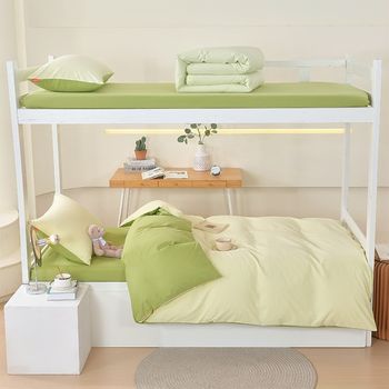 Three-piece set of single student 0.9 meters for dormitory bedding