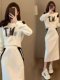 Two-Piece New Set, Popular Spring and Autumn Fashion, Korean Style Casual and Simple Women's Clothing, Skirt and Sweatshirt