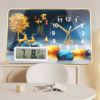 Creative and Simple Desktop Clock, Office Decoration, Perpetual Calendar, Bedroom and Living Room Table Clock, Silent Home Desktop Clock