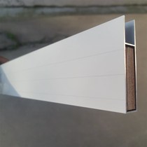 Brick clamp integrated cabinet U-shaped groove large n frame single-sided column aluminum alloy ceramic tile? single edge sealing slot single water