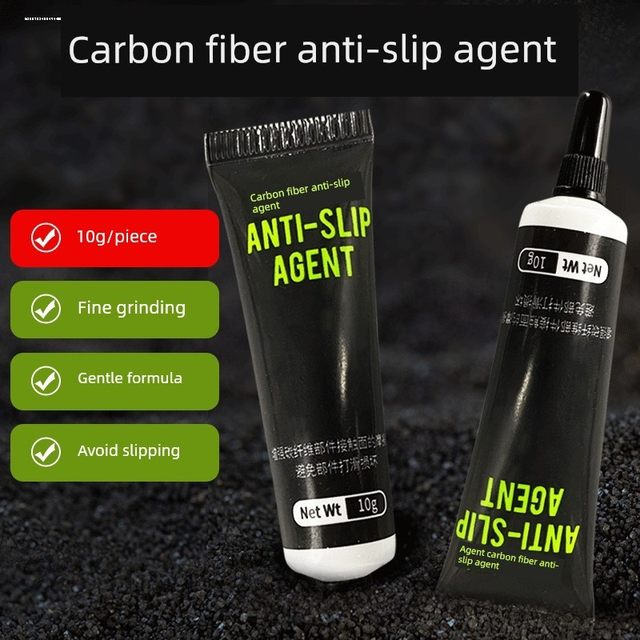 Bicycle Carbon Fiber Anti-Slip Agent for Mountain and Road Bikes, Handlebar Grips, Stem, Bent Handlebars, Seat Post, Anti-Slip Paste for Handlebars