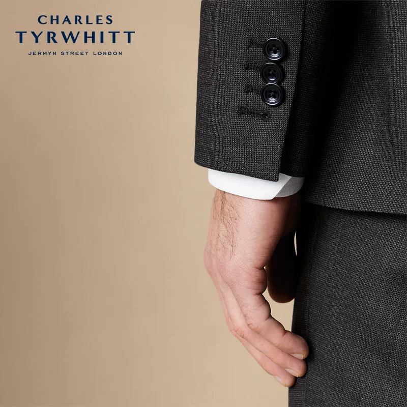 Классический костюм CHARLES TYRWHITT, пиджак, slim fit, крой
