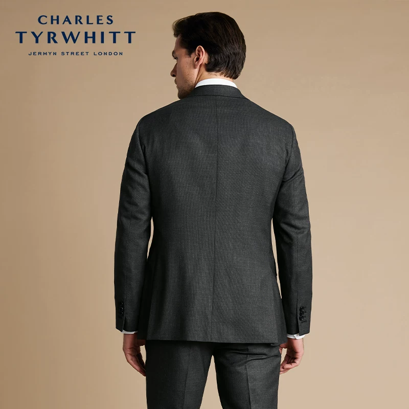 Классический костюм CHARLES TYRWHITT, пиджак, slim fit, крой