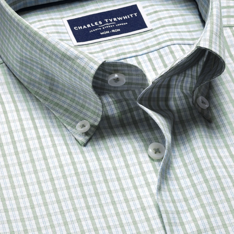 [BRAND CHARLES TYRWHITT] Рукоять пистолета, рубашка, Slim Fit