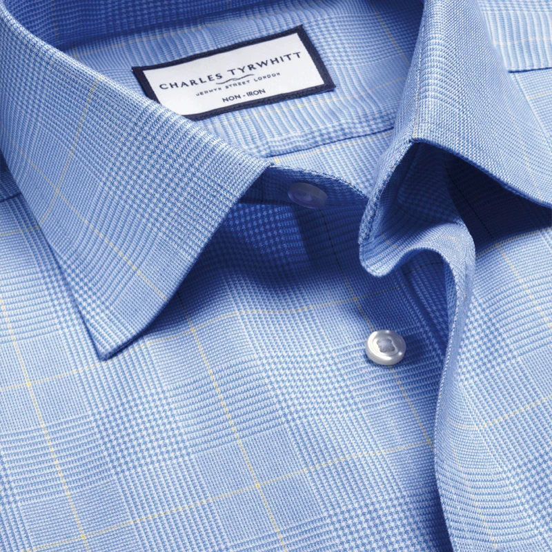 [CHARLES TYRWHITT] Морская рубашка, Slim Fit, подгонка