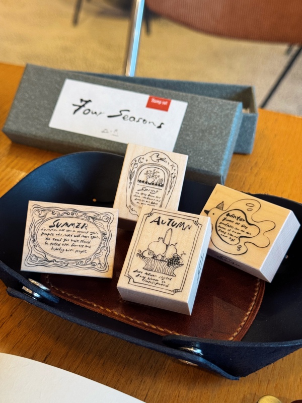 Four Seasons Series X Catboy Text Frame Stamp Spring Midsummer Fruits Birds Set Four Seasons Series X Catboy Text Frame Stamp Spring Midsummer Fruits Birds Set