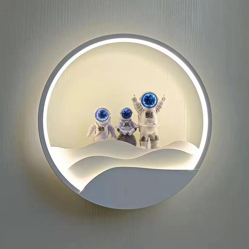 2025 New Wall Lamp Bedroom Bedside Lamp Living Room Background Wall Lamp Staircase Light Luxury Creative Decoration Room Wall Lamp