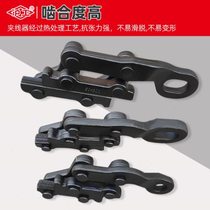 Shanghai industrial wire clamp tightener chuck steel strand wire rope tightening parallel cable clamp German style wire clamp