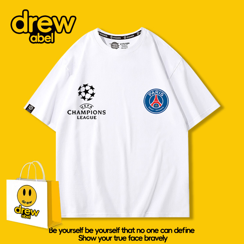 Real Madrid Co-Branded T-Shirt Men's Chelsea Football Liverpool Barcelona Ac Milan Manchester City Clothing Short-Sleeved Summer Quick-Drying Real Madrid Co-Branded T-Shirt Men's Chelsea Football Liverpool Barcelona Ac Milan Manchester City Clothing Short-Sleeved Summer Quick-Drying