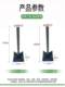 Large agricultural ramming earth device heavy foundation compaction ground compaction ramming tool manual compaction flat ground tool