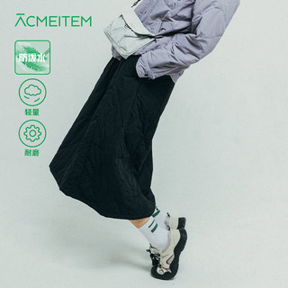 ACMEITEM爱棵米 户外女士葫芦格夹棉半裙防泼水休闲中长半身裙子