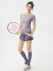Yoga Wear Short-Sleeved Women's Slim-Fitting Summer Breathable Quick-Drying Sports Top Running Pilates Fitness Wear T-Shirt