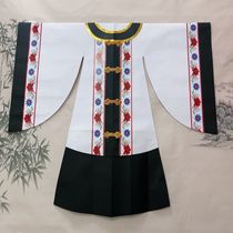 Hand-made fairy paper clothes black old lady Taishan grandma universal for all families honeysuckle mother and grandma