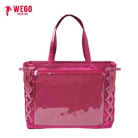 Атлас роза красный