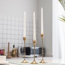 Ins style American country simple retro brass candlestick wedding photography shooting with ornaments and props