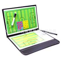 Tri-fold football tactical board foldable football coaching board magnetic football tactical board with pen football sand table