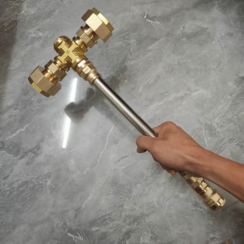 ハードウェアの聖なるハンマーアクセサリーDIYインターネットセレブ手作りの装飾品の組み立てトールのハンマーハードウェアバージョンハンマー手作り組み立てセット