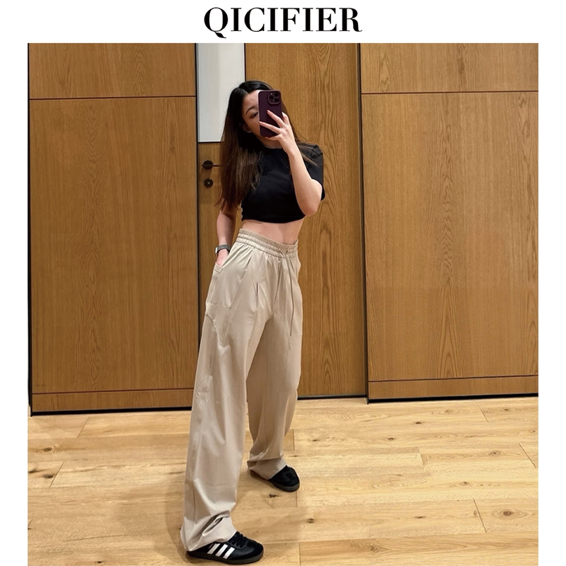 【Qicifier】Relaxing and Comfortable Pants, Summer Slimming Versatile Sports Loose Yoga Pants 5294