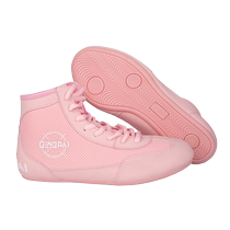 High-top boxing shoes for boys and girls Sanda fighting training shoes adult wrestling shoes fitness weightlifting martial arts shoes