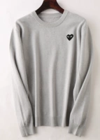 Светло -серый ошейник+черное сердце