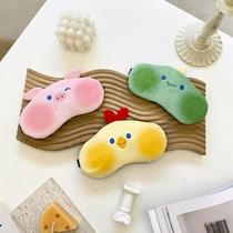 Cute pup face eye mask for sleep special for relieving eye fatigue cute and funny ice compress for children blackout students men and women