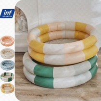 Thickened family ocean ball pool childrens indoor inflatable swimming pool baby baby bath bucket small folding