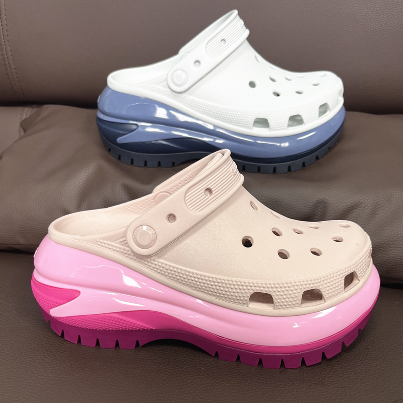New Women's Thick-Soled Clogs with Light Wheels, Summer Women's Fashionable Outdoor Height-Increasing Non-Slip Beach Sandals 210749 New Women's Thick-Soled Clogs with Light Wheels, Summer Women's Fashionable Outdoor Height-Increasing Non-Slip Beach Sandals 210749