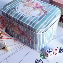 Home travel portable plastic frosted waterproof thickened mahjong playing cards mahjong poker silent paper mahjong tiles