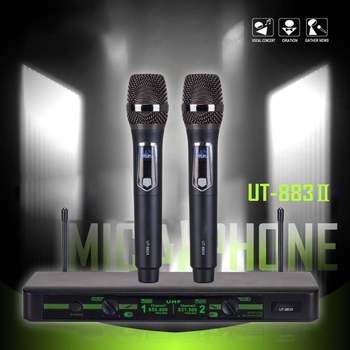 One to two u segment fixed frequency wireless handheld microphone outdoor stage performance audio home ktv dynamic microphone