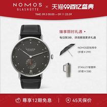 (Xiao Wu Shepin) German imported Metro1103 manual mechanical mens watch calendar quick release black plate